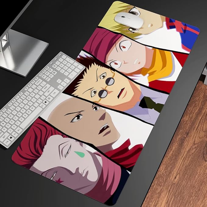 RAINBOWS XXL Gaming Professional Hunter Beautiful Cute Printing Mouse Pad Desk Pad Anime Pad Computer Player PC Mouse Mats(QZLR-005700x400x3mm)