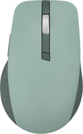 ASUS Wireless SmartO Mouse Silent Plus – Dual Mode (BT/2.4GHz) up to 3 Devices Ergonomic 4200 DPI AA Battery Lasts up to 1 Year Quiet Switches Portable for Productivity/Gaming - Green Tea Latte