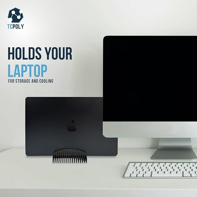 Vertical Cooling Stand for MacBook Air M4 M3 &amp M2 Thermally Conductive Polymer 3D-Printed