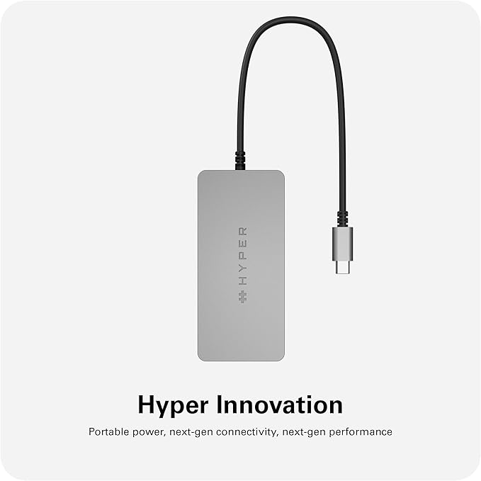 HyperDrive 5 Port USB C Hub - 86W Power Delivery 4K HDMI Ethernet 5Gbps USB-A USB Hub for Laptop Chromebooks and USB-C Compatible Devices