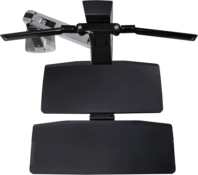 Ergotron – Dual Monitor Double Hinged Bow – Add-on for WorkFit Monitor Kits