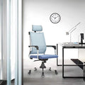 Office Chair Gaming Chair Computer Chair Mesh Office Chair Ergonomic Computer Chair with Wide HeadrestHigh Back Executive ChairModern Desk Chair Height Adjustable Swivel Chair Gaming Chair