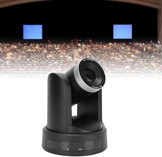 Dpofirs Conference Room Camera Webcam for PC 1080P 60fps with 12X Optical Zoom AI Auto Tracking USB HDMI IP PTZ Camera for Meeting Rooms Lectures (US Plug)