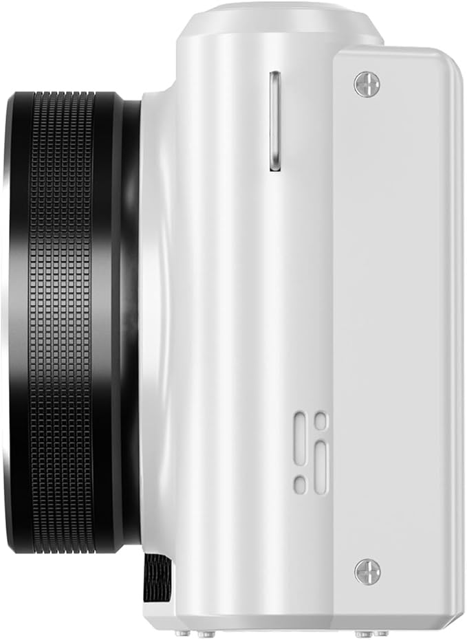 Zopsc 8K Digital Camera 88MP with WiFi 18X Zoom and 3in Flip Screen Autofocus Vlogging Camera with LED Fill Light Live Streaming Webcam for Travel (White)