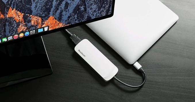 Kingston Nucleum USB C Hub 7-In-1 Type-C Adapter Hub Connect USB 3.0 4K HDMI SD and MicroSD Card USB Type C Charging for MacBook Chromebook and Other Type-C devices
