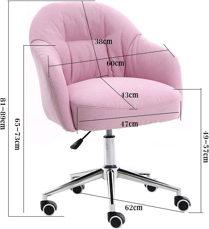 Gaming Chair Velvet Accent Chair Living Room 360 Degree Swivel Chair Velvet Home Office with Thick Sponge Cushion for Bedroom (Color : #5)