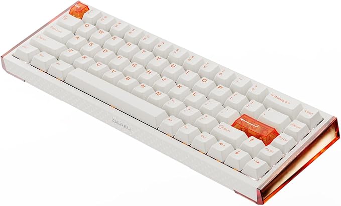 DAREU COOL68 60% Wired Gaming Keyboard Rapid Trigger Magnetic Switch Keyboard with 8000Hz Polling Rate Adjustable Actuation 0.1ms Latency SOCD Gasket Mount Hot swappable RGB Light