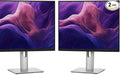 Dell P2425H 24 Inch Monitor 2-Pack – Full HD 1080p IPS Display 100Hz Comfortview Plus USB-C Hub HDMI/DP/VGA – Height Adjustable Ergonomic Stand Eye Care Dual Monitor Bundle for Home &amp Office