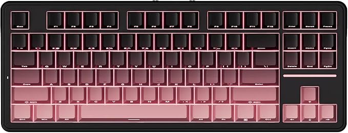ATK A87 Pro Wireless Mechanical Keyboard 87-Key TKL Gasket Mount Hot-Swap Tri-Mode RGB (BlackBerry)