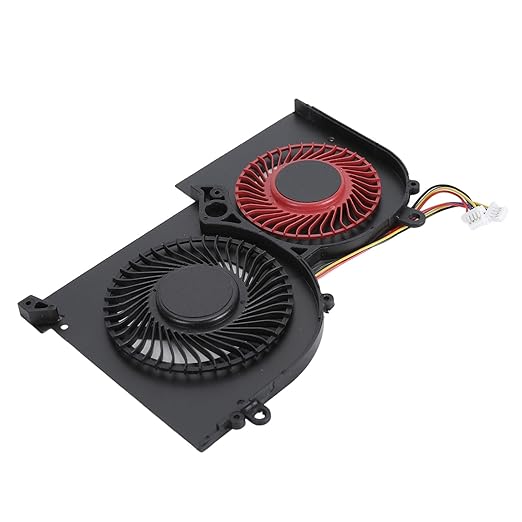 Cooling Fan Laptop Cooler Fan Replacement Compact Aluminum Quiet 4 Pin Power Connector for MS 16Q5 for P65 (GPU)