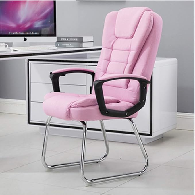 High Back Ergonomic Fabric Gaming Chair with Double Seat Cushion Design for Office Meeting Room Gray