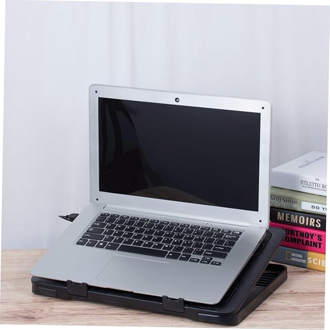 USB Powered Laptop Cooler Cooling Pad with Fans Heat Dissipation Stand for Notebooks Energy Saving Computer Cooling Pad with Easy Installation and Convenient USB Connection