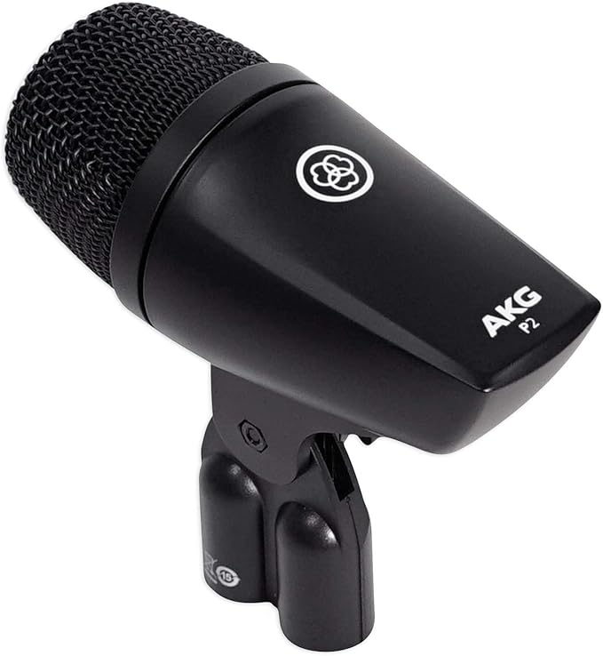 AKG Drum Set Session I (7) Microphone Kit w/Bass/Overhead/Snare/Tom Clamps Case Bundle with Audio Technica ATH-M40x Closed-Back Dynamic Studio Monitor Headphones ATHM40x (2 Item)
