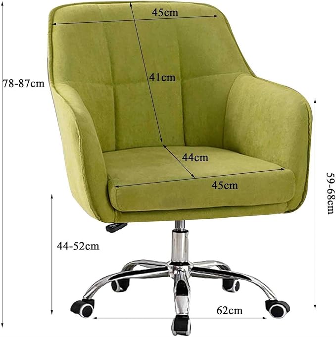 Office Chair Ergonomic Computer Chair Backrest Office Chair Swivel Table and Chair Height Adjustable Gaming Chair Chair (Color : Gray) Needed