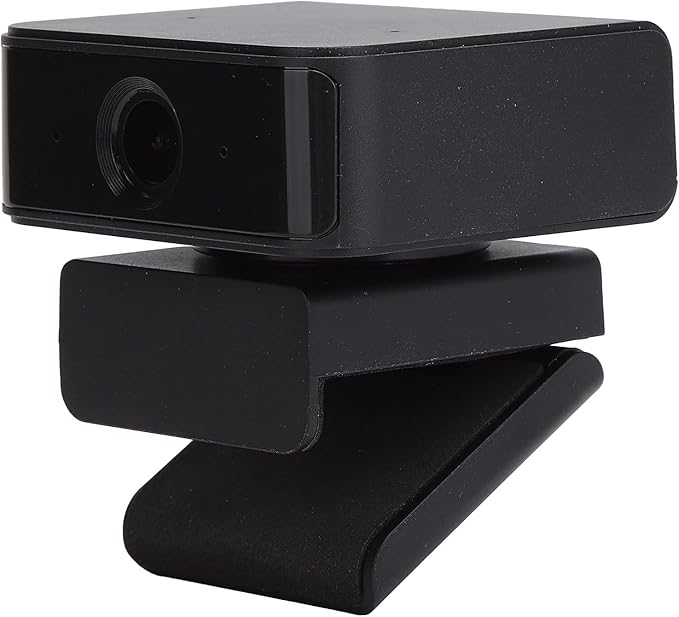 Video Camera 1080P with Microphone Object Tracking USB Camera 360° Rotation HD Webcam for Video Chatting Live Streaming Online Courses Plug and Play Noise Cancelling Mic