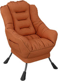 Mlaea Ergonomic Deck Chairs Comfortable Soft Bedroom Chairs Clothing Store Restaurant Gaming Reclining Chairs 45 * 45 * 85CM(Color:#5)