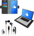 DefenderShield Laptop Pad Phone Case and Headphones – EMF Blocker Pad that Shields from EMF Radiation Heat &amp Battery – Universal EMF Blocker for Cell Phone Cover – Wired EMF-Free Air Tube Headp