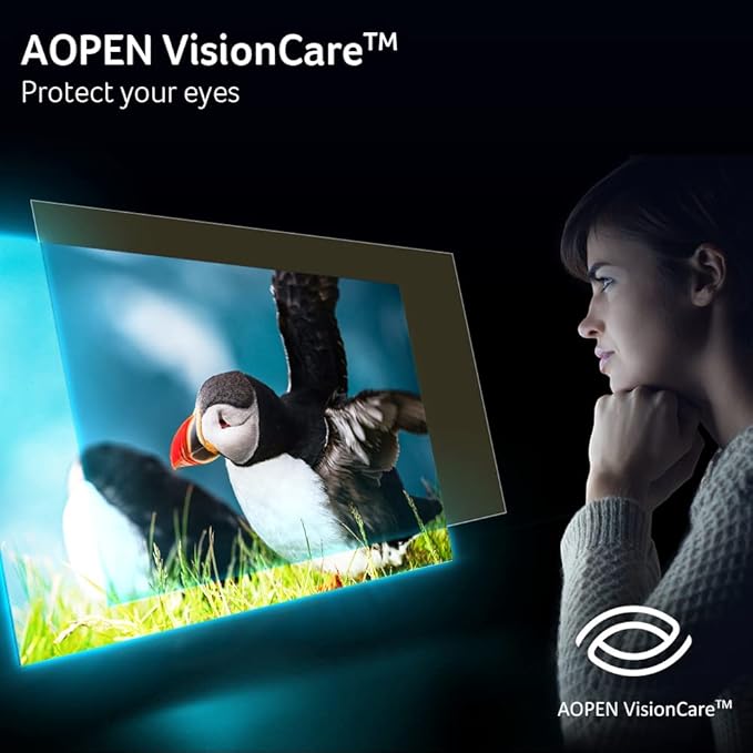 AOPEN by Acer 32SA2Q Abi 31.5 FHD 1920 x 1080 Zero-Frame IPS Gaming Office Monitor | AMD FreeSync Technology | Ultra-Thin Stylish Design | 75Hz | HDR 10 | 1ms TVR | Tilt | HDMI &amp VGA Ports