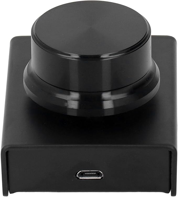 USB Volume ControlQuick Sensitive USB Volume Control Multimedia ControllerComfortable to the Touch USB Volume Control Knobfor Computer Laptop Speaker