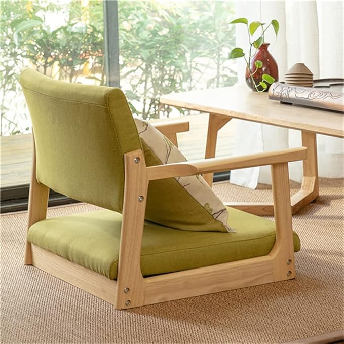 Office Chair Gaming Chair Computer Chair Bay Window Floor Tatami Legless Chair with Upholstery Seat Cushion Home Furniture Leisure Chair