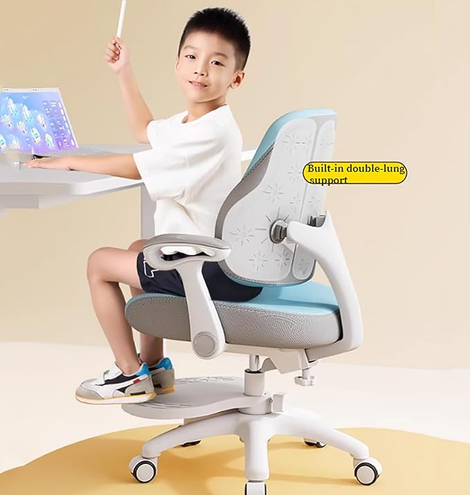 BK&ampMF Home Office Study ChairErgonomic Desk Chair Swivel Chair with Lumbar Support Height Adjustable High-Back Gaming Chair PC for Home ExecutiveC