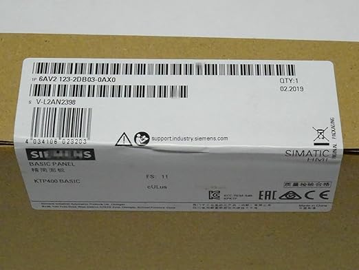 6AV2123-2DB03-0AX0 KTP 400 Series Touch Screen HMI 4.3 Inch 6AV2 123-2DB03-0AX0 Sealed in Box 1 Year Warranty