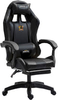 Gaming Chair with Footrest E-Sports Chair Live Broadcast Home Fashionable Reclining Lift Office Computer Dormitory Swivel Chair Ergonomic Racing Game Chair Latex Back Cushion Easy to Install Black