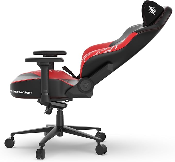 DXRacer Craft XL Video Gaming Chair for Adults Ergonomic Office Reclining Computer Gamer Chair with Magnetic Head Pillow and 2D Integrated Lumbar Support (EPU Leatherette Dead by Daylight)
