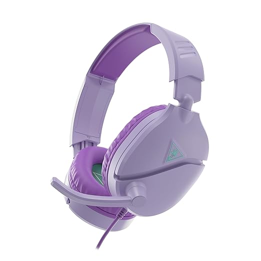 Turtle Beach Recon 70 Multiplatform Gaming Headset for Xbox Series X S Xbox One PS5 PS4 PlayStation Mobile &amp PC with 3.5mm - Flip-to-Mute Mic 40mm Speakers Lightweight Design Lavender