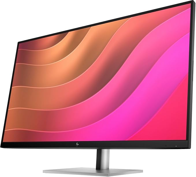 HP E32k G5 32 4K USB-C Monitor with 5ms Response Time Anti Glare Flicker Free VESA Mount (100mm) Displayport HDMI &amp Dockztorm USB Port Expander Black/Silver Color (6N4D6AA#ABA)