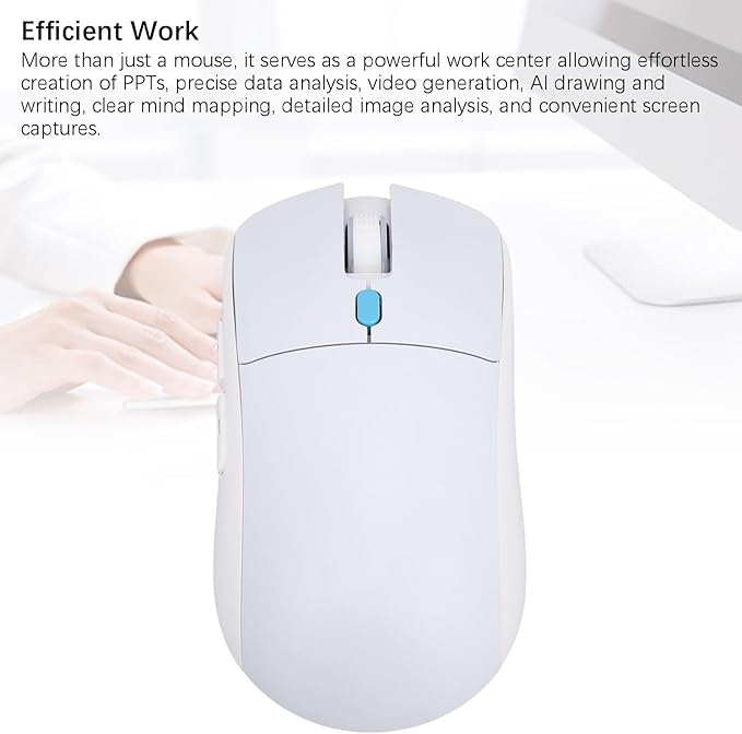 AI Mouse Bluetooth Wireless Mouse with Voice Input Search Voice and Word Translation AI Drawing Writing Rechargeable Smart for Computer Laptop