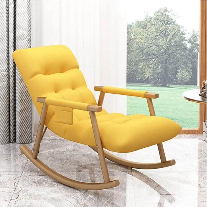 Office Chair Gaming Chair Computer Chair Rocking Chair Nordic Home Single Recliner Casual Lounger Living Room Deckchair Bedroom Balcony Rocking Chair Sofa Lazy Chair (Color : Black-Blue Exor