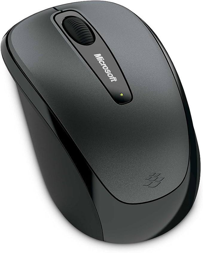 Microsoft Wireless Mobile Mouse 3500 for Business  Loch Ness Gray. Comfortable Ergonomic design Wireless USB 2.0 with Nano transceiver for PC/Laptop/Desktop works with Mac/Windows Computers
