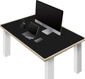 ZORESYN Large PU Leather Desk Mat Black 51.2x27.6 Inches Waterproof Gaming Mouse Pad with Non-Slip Suede Base Office Desk Protector &amp Writing Surface for Home