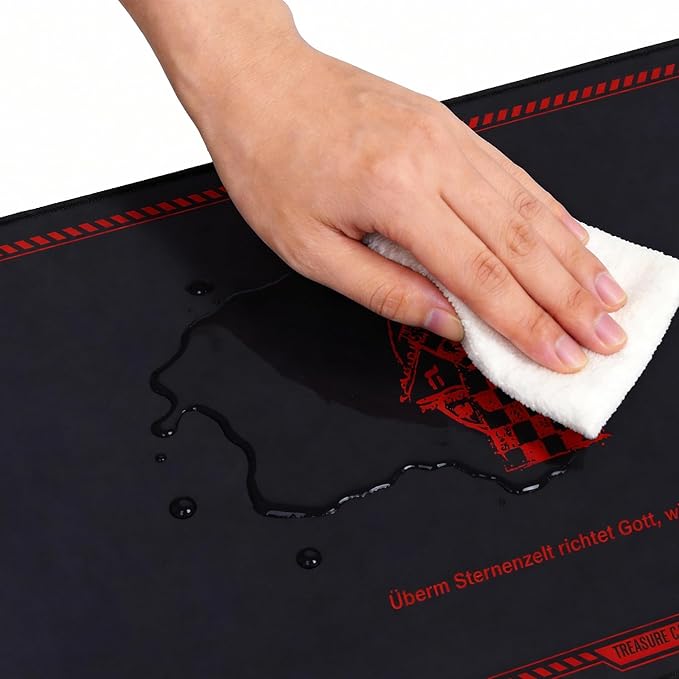 Mouse pad - Evangelion-Inspired Mystic Symbol Design Large 35.4x15.7 Stitched Edges Non-Slip Waterproof Anime Philosophy Desk Mat