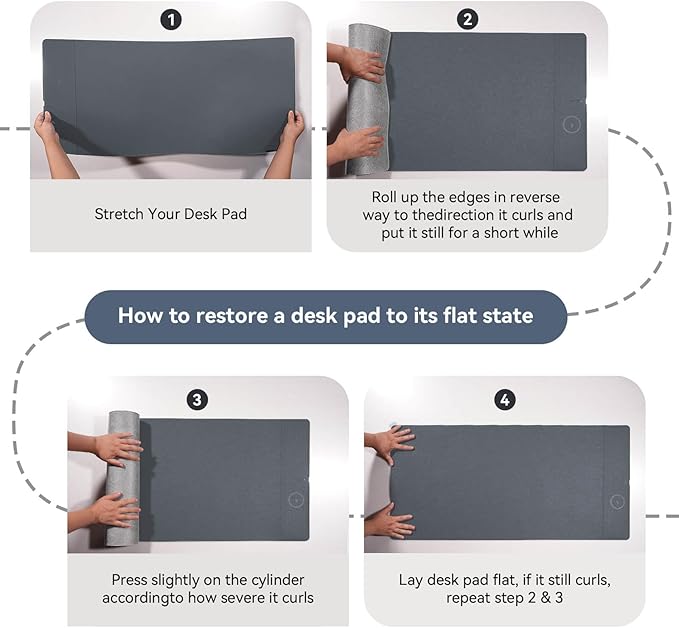 Wireless Charging Mouse Pad 15W Fast Charge Magnetic Charger Desk Pad Large Office Desk Mat (35.4x16.9) with Ultra-Smooth Surface Gray Computer Mousepad for MacBook PC Laptop