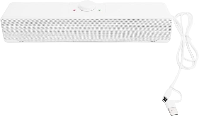 SUNGOOYUE Computer Speaker 3D Stereo Sound USB Powered Compact Speakers for Desktop PC and Laptop with Dynamic Light Effects
