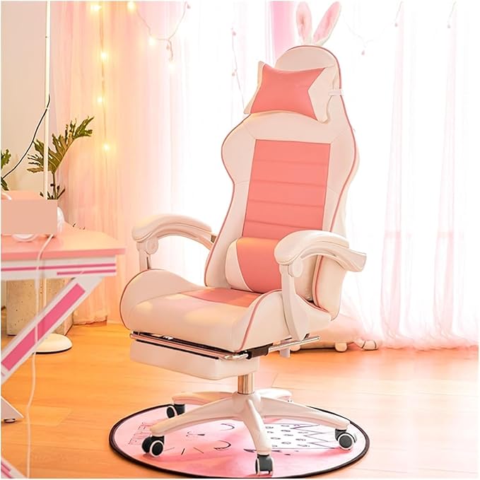 Managerial s Computer Gaming Reclining Arm with Footrest Cafe Gamer Furniture