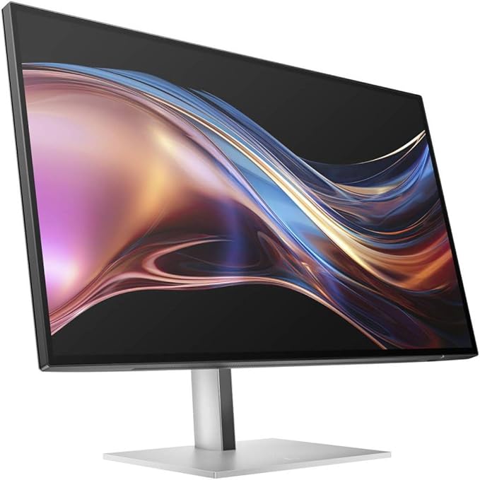HP 727pu 27 Class WQHD LED Monitor - 16:9 - Natural Silver - 27 Viewable - In-plane Switching (IPS) Black Technology - Edge LED Backlight - 2560 x 1440 - FreeSync Premium - 400 Nit - 5 ms - 120 Hz R