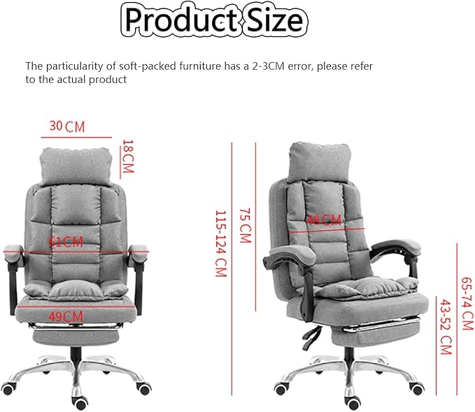 Home Office Chair Gaming Chair Pink Pc Gaming Chair Ergonomic Big and Tall Executive Office Chair with Retractable Footrest Rolling Swivel High Back Task Leather Executive Chair for WomenPink ( Colo