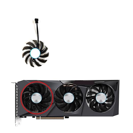 75mm PLD08010S12H Cooler Fan(Fan-A)