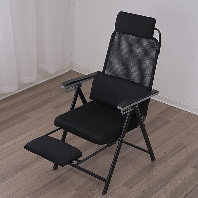 Portable Folding Chair Office Computer Chair Backrest Break Gaming Chair Reclining Home Boss Chair Ergonomic Chair
