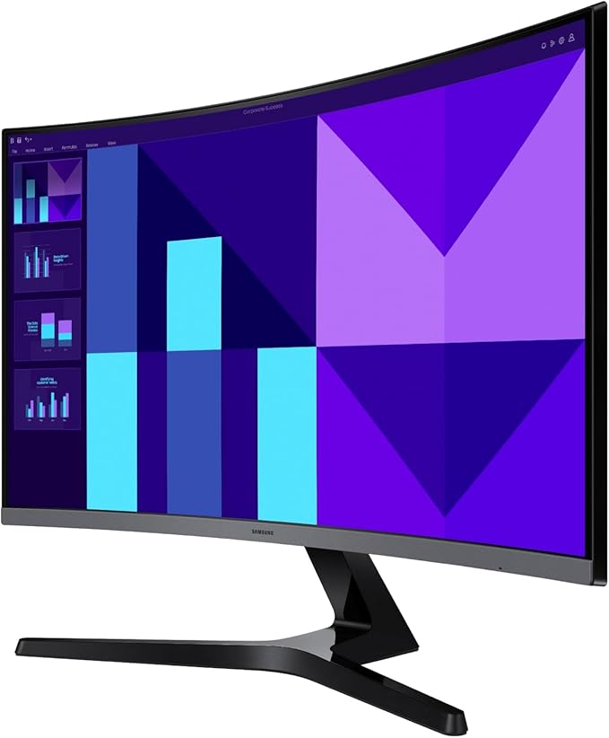 Samsung 27-inch S3 (S39GD) FHD 100Hz Curved Monitor Game Mode Eye Saver Mode Multiple Connectivity with HDMI Port Built-in Speakers LS27D396GANXZA 2025