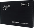 250GB External Hard Drive Portable 2.5'' Ultra Slim HDD Storage USB 3.0 for PC Laptop Mac Chromebook Xbox One (Black)