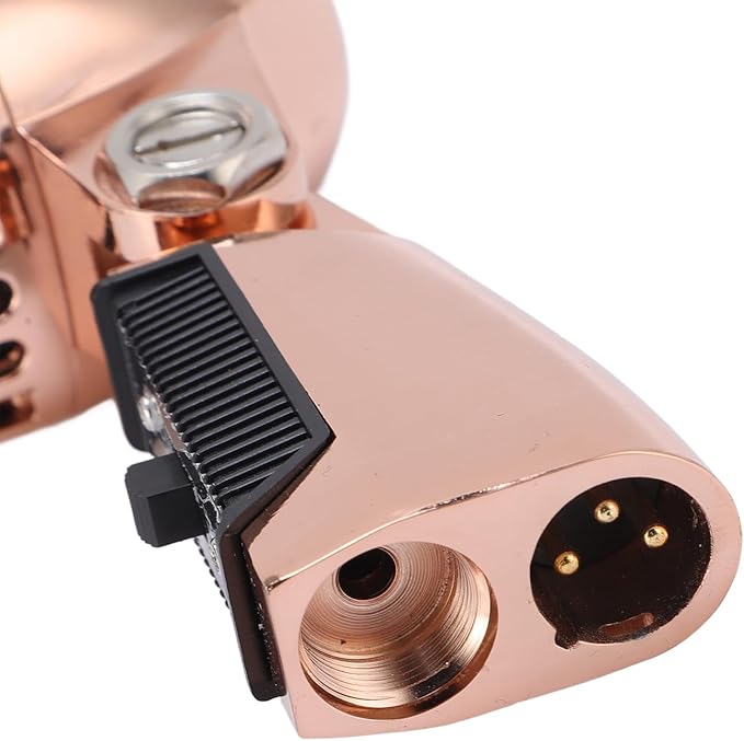 SUNGOOYUE Dynamic Cardioid Microphone with Sound Output and Vibration Dampening for Musical Performances and Studio Recordings (Pink Gold)