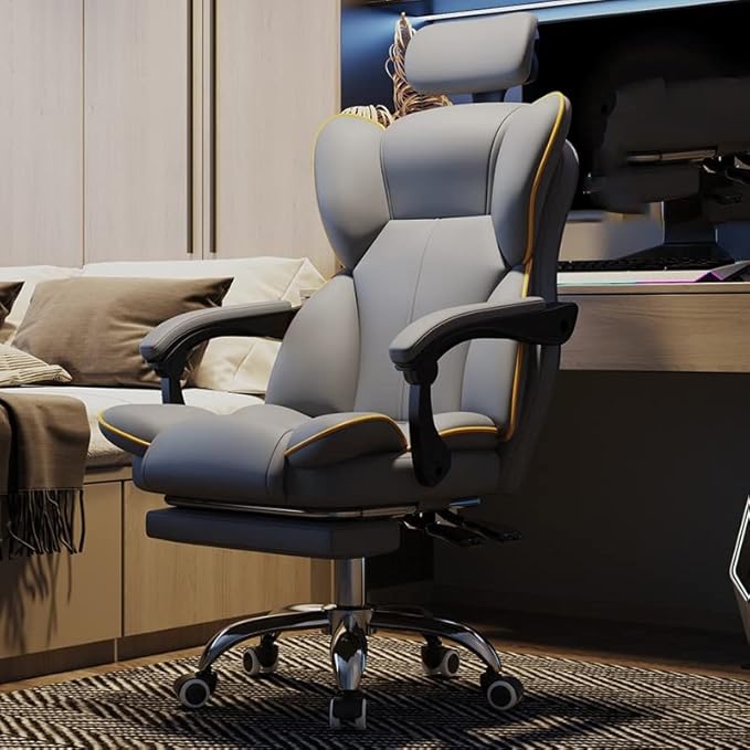Office Chair Gaming Chair Computer Chair Ergonomic Game Players can Adjust The Office Chair mat Foot Rest Furniture