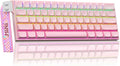 Aula MINI60 HE PRO - 60% Mechanical Gaming Keyboard Wireless Hall Effect Magnetic Switch Hot Swappable Adjustable Actuation Rapid Trigger Mode 8000 Hz Polling Rate 60 Percent Compact Design Pink