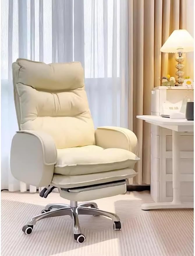 Rieort Office Chair Gaming Chair Swivel Computer Chairs Video Game Chairs Ergonomic Office Chair Comfortable Desk Chairs Study Backrest Chair Comfortable