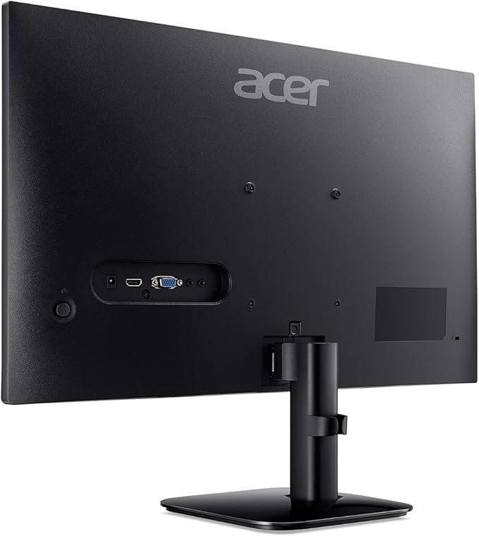 acer 23.8 FHD Office Monitor 120Hz Adjustable Tilt AMD FreeSync 1ms (VRB) Wall Mountable IPS ZeroFrame Design HDMI &amp VGA - Black