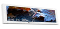 Trofeo Vision 9.16 LCD Real-Time PC Monitoring Screen 1920×480 Case Display USB Type-C Single Cable Hardware Stats and GIF Display for Desktop PC (White)